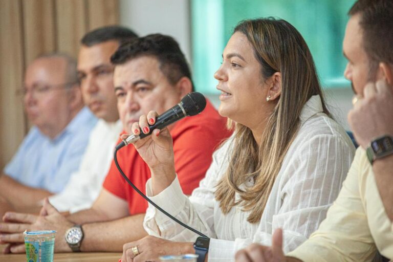 Vilma Freire, secretária estadual do meio ambiente, se reúne com prefeitos do Cariri para debater sobre Consórcios de Resíduos