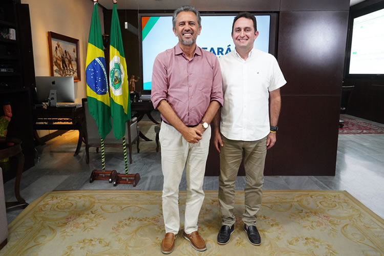 Prefeito Dr. Lorim busca avanços para Missão Velha em reunião com Governador Elmano de Freitas