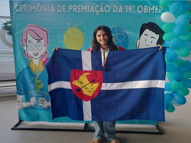 Estudante da cidade de Milagres é destaque por receber duas medalhas da OBMEP