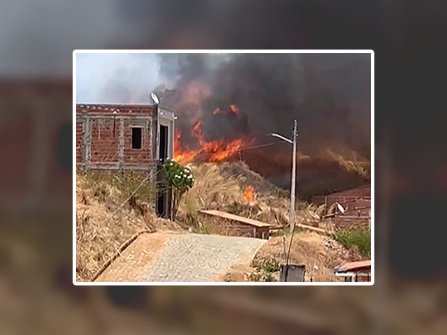 Incêndio atinge bairros de Várzea Alegre e é controlado após horas de combate