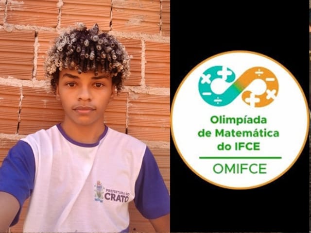 Aluno de Crato é premiado em Olimpíada de Matemática do IFCE