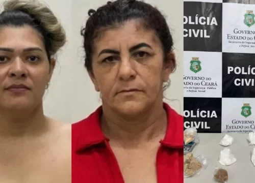 Polícia prende duas mulheres e apreende drogas durante ação em Juazeiro do Norte