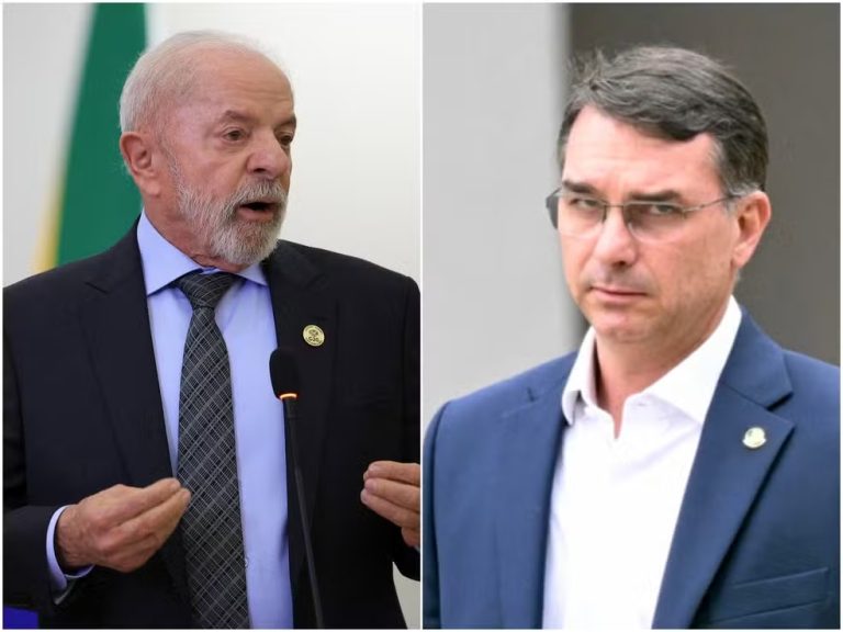 Pela primeira vez, Flávio Bolsonaro aparece à frente de Luiz Inácio Lula da Silva em simulação de 2º turno, aponta Quaest