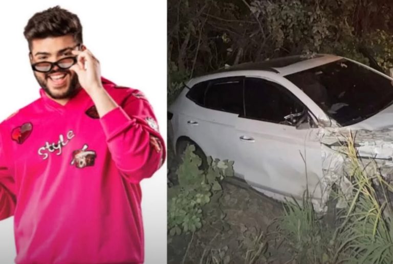 Cantor Kadu Martins sofre acidente a caminho de show em Icó, no Ceará