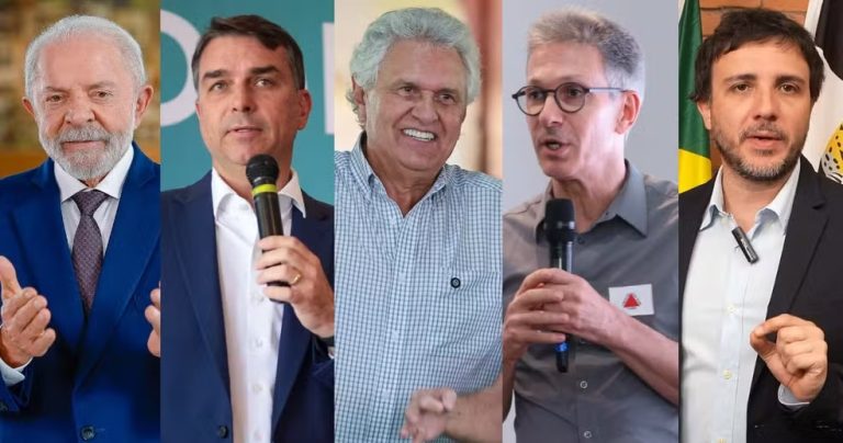 Pesquisa Quaest mostra Lula à frente no 1º turno e com vantagem de 5 pontos sobre Flávio Bolsonaro no 2º