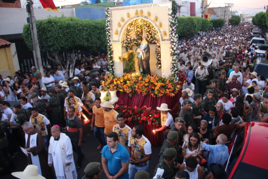 Romaria de Nossa Senhora das Dores movimenta Juazeiro e deve reunir mais de 300 mil fiéis