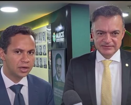 Felipe Vasques e Fernando Santana destacam diálogo político em visita à Assembleia Legislativa do Ceará