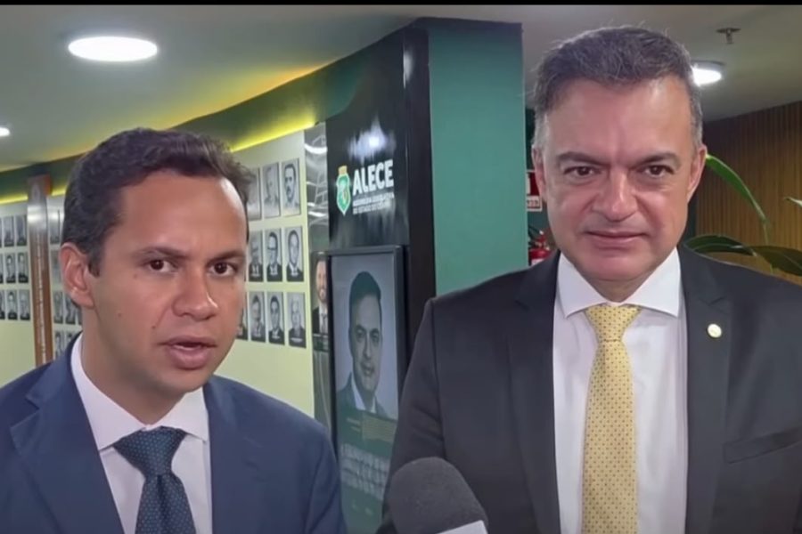 Felipe Vasques e Fernando Santana destacam diálogo político em visita à Assembleia Legislativa do Ceará