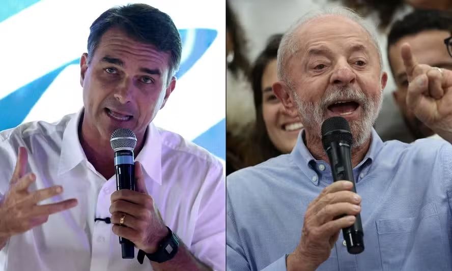 Quaest: Flávio Bolsonaro aparece com 51% dos votos válidos, contra 49% de Lula no segundo turno