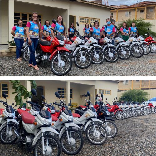Agentes Comunitários de Saúde recebem motos 0km em Farias Brito