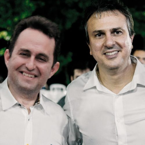Camilo Santana participa do ato de filiação do prefeito Lorim ao PSB, partido do seu pai Eudoro Santana