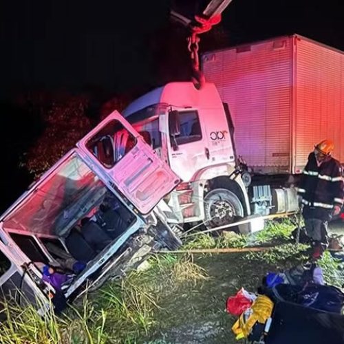 Colisão entre carreta e micro-ônibus em Minas Gerais deixou nove pessoas da Região do Cariri mortas