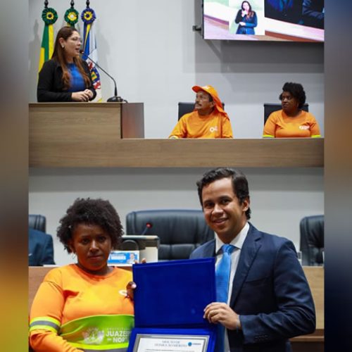 Câmara de Juazeiro do Norte homenageia garis e aprova projetos que fortalecem cultura, infraestrutura e cidadania