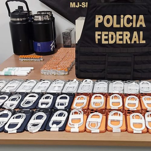 PF prende indivíduo por descaminho no Aeroporto de Juazeiro do Norte