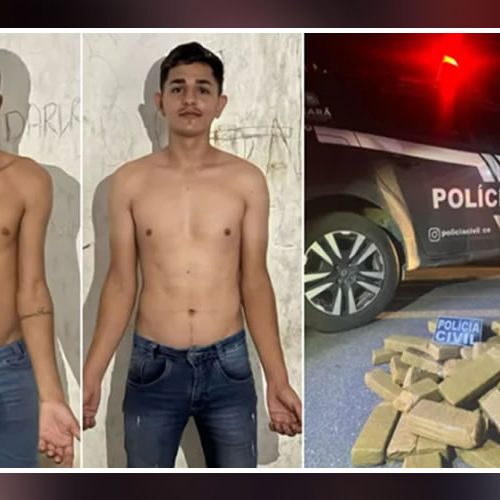 Polícia Civil prende dupla com quase 21 Kg de drogas em Caririaçu
