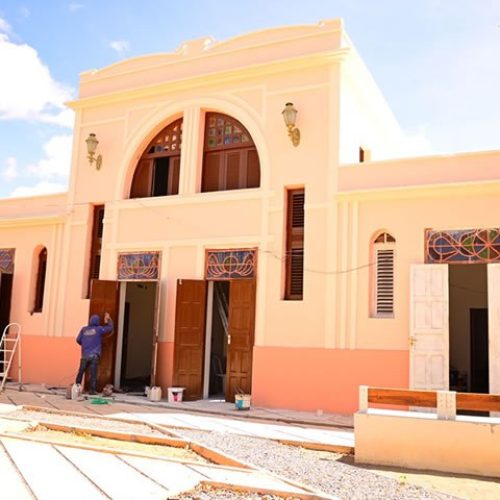 Revitalização e ampliação do Teatro Marquise Branca entram na fase final com 90% da obra concluída